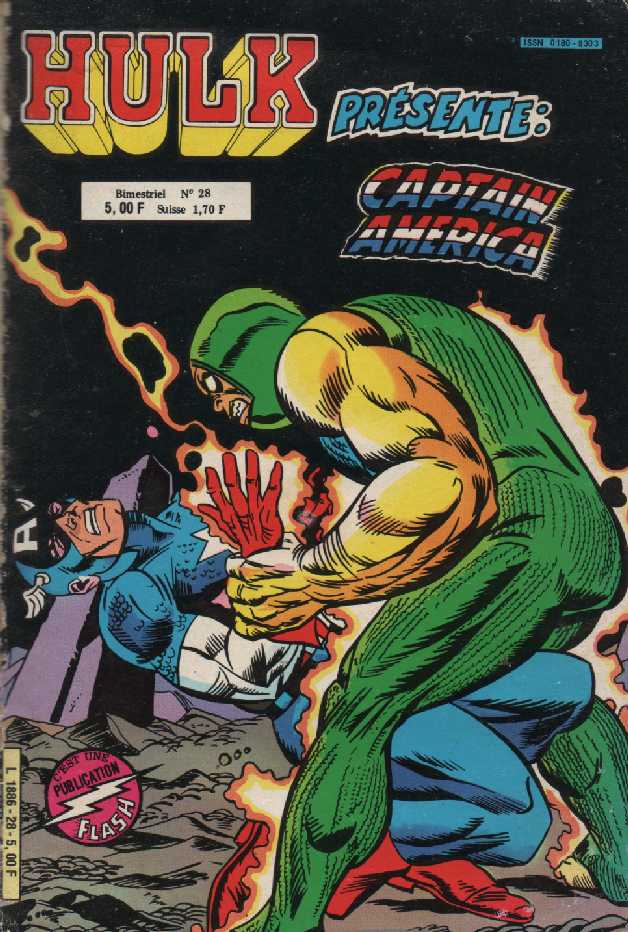 Scan de la Couverture Hulk Publication Flash n 28